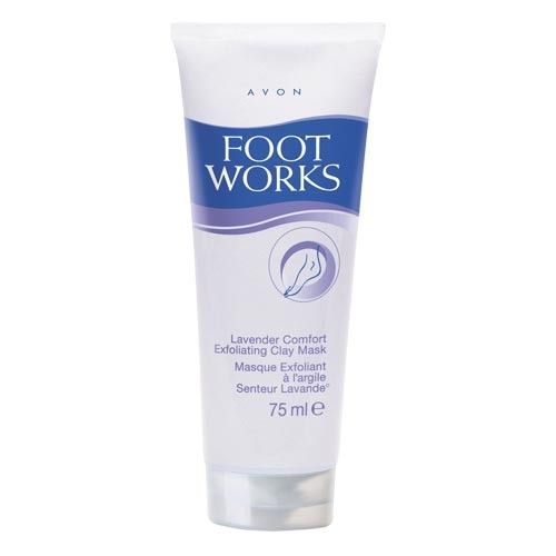 Masque Fraîcheur Pieds Avon Footworks - À L'argile Et Lavande, 75 Ml - Neuf, Non Ouvert